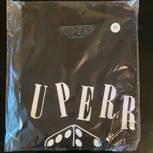 Superradical dice t-shirt.